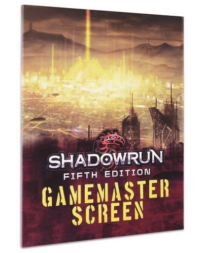 Аксесоар за ролева игра Shadowrun, 5th edition - Game Master Screen - 1