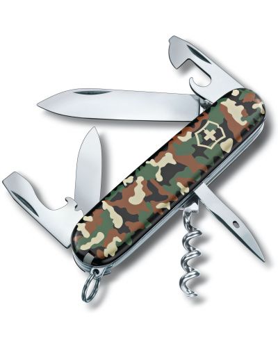 Швейцарски джобен нож Victorinox Spartan - Камуфлаж, 12 функции - 1