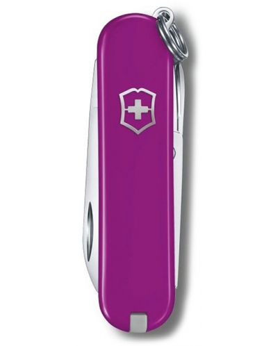 Швейцарски джобен нож Victorinox - Classic SD, Tasty Grape - 2
