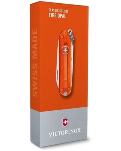 Швейцарски джобен нож Victorinox Classic SD - Fire Opal - 4