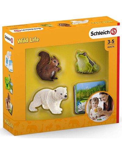 Флаш карти Schleich Wild Life - Диви животни - 2