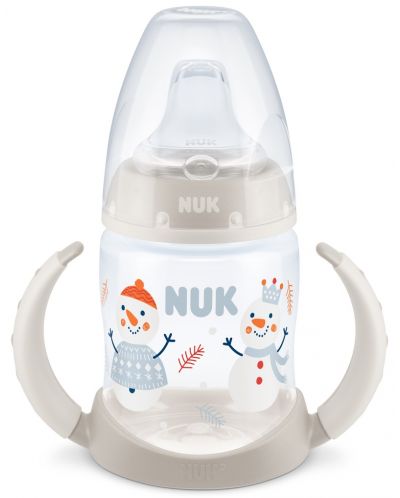 Шише за сок Nuk First Choice - Snow, 150 ml, бежово - 1