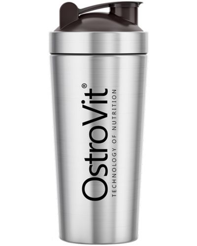 Шейкър OstroVit - Metal, 750 ml, сребрист - 1