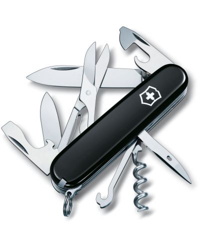 Швейцарски джобен нож Victorinox Climber - Черен, 14 функции - 1