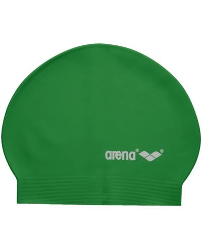 Шапка за плуване Arena - Soft Latex Caps, зелена - 1