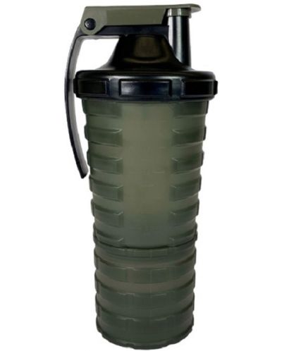 Шейкър Nuclear Nutrition - Grenade, 600 ml, зелен/черен - 1