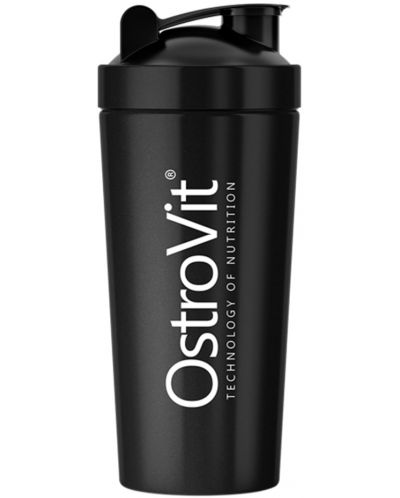 Шейкър OstroVit - Metal, 750 ml, черен - 1