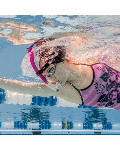 Шнорхел за техника и тренировка Finis - Swimmer's Snorkel, Pink - 2