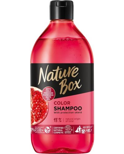 Nature Box Шампоан, нар, 385 ml - 1