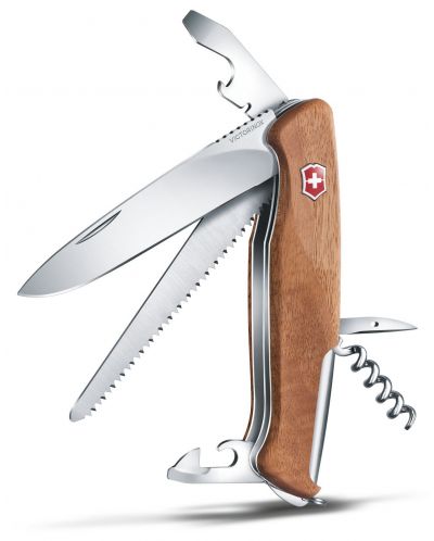 Швейцарски джобен нож Victorinox  - RangerWood 55,  10 функции - 1