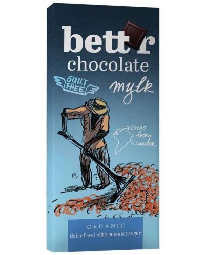 Шоколад Милки, 60 g, Bett'r - 1
