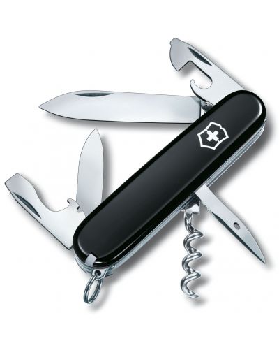 Швейцарски джобен нож Victorinox Spartan - Черен, 12 функции - 1