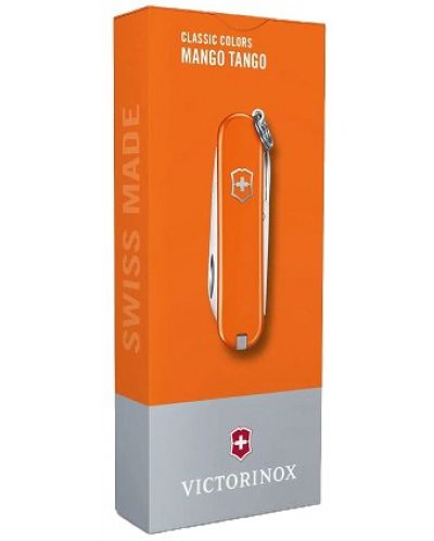 Швейцарски джобен нож Victorinox Classic SD - Mango Tango - 3