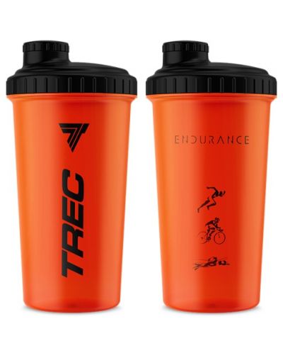 Шейкър Trec Nutrition - Endurance, 700 ml, оранжев - 2