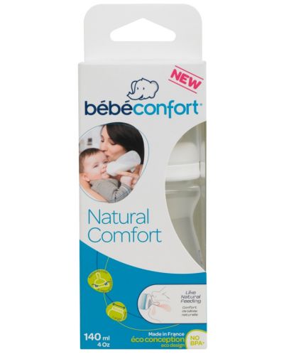 Шише Bebe Confort - Natural Comfort, 140 ml - 2