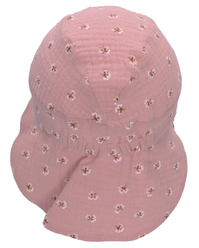 Шапка с платка на врата и UV 50+ защита Sterntaler - 49 cm, 12-18 месеца, розова - 3