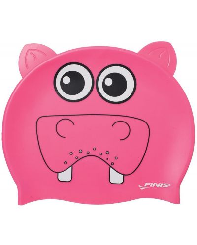 Силиконова шапка за плуване Finis - Животни, хипопотам - 1