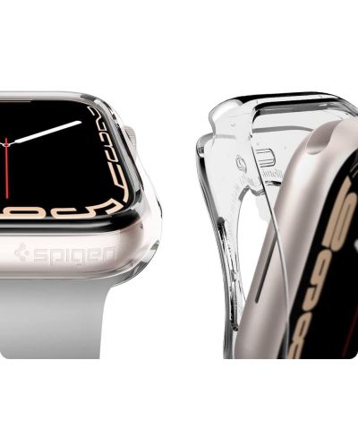 Калъф Spigen - Liquid Crystal, Apple Watch 4/5/6/7/SE/8, 44/45 mm - 2