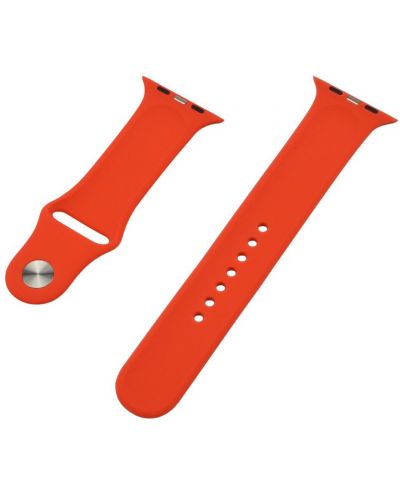 Силиконова каишка Xmart - Apple Watch Band, 22 mm, червена - 1