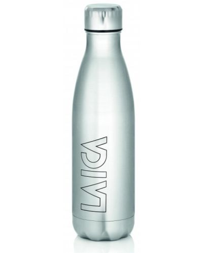 Система Laica - Genova и бутилка Inox 0.5 l, бяла - 2