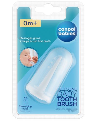 Силиконов накрайник за почистване на венци и зъби Canpol babies - 4