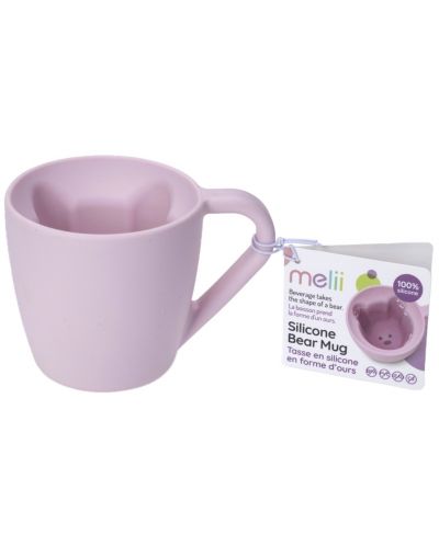 Силиконова чаша Melii - Розова, 200 ml - 4