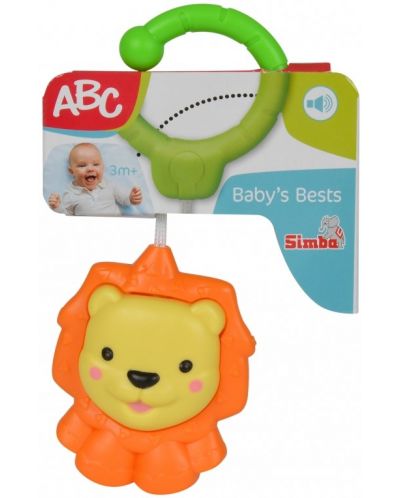 Бебешка дрънкалка Simba Toys ABC - Лъвче - 1