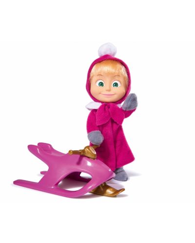 Детски комплект Маша и Мечока Simba Toys – Кукла Маша с шейна - 1