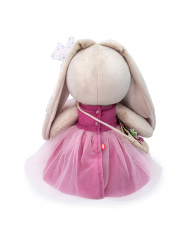 Плюшена играчка Budi Basa - Зайка Ми, с чантичка и цветя, 34 cm - 4