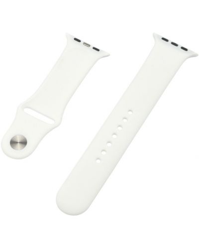 Силиконова каишка Xmart - Apple Watch Band, 22 mm, бяла - 1
