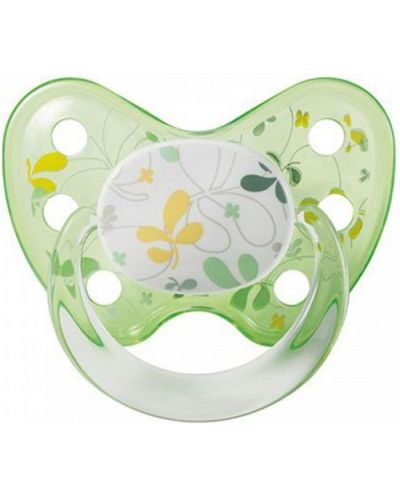 Baby Nova Залъгалка Dentistar - Art Силикон - ринг р-р 1, зелена - 1