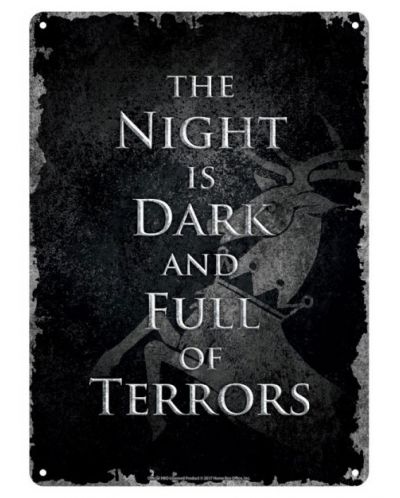 Табелка за врата Half Moon Bay - Game of Thrones: Night Dark - 1
