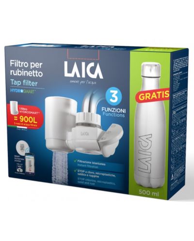 Система Laica - Venezia и бутилка Inox 0.5 l, бяла - 4
