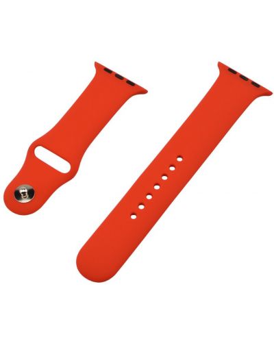 Силиконова каишка Xmart - Apple Watch Band, 22 mm, червена - 2