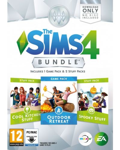 The Sims 4 Bundle Pack 3 - Outdoor Retreat, Cool Kitchen Stuff, Spooky Stuff (PC) - 1