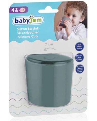 Силиконова чаша BabyJem - Mint - 6