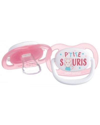 Силиконови залъгалки Bebe Confort - Physio Air, 0-6 месеца, Petit Souris, 2 броя - 3