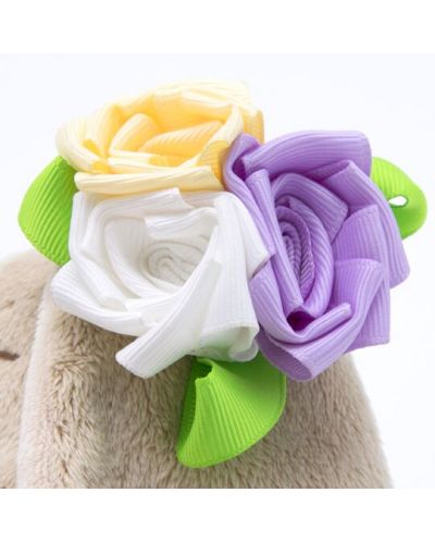 Плюшена играчка Budi Basa - Зайка Ми, бебе със зайче и цветя, 15 cm - 5