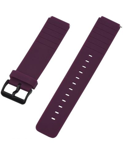 Силиконова каишка Xmart - Watch Band, 18 mm, лилава - 1