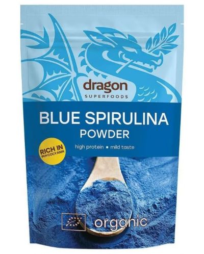 Синя спирулина на прах, 75 g, Dragon Superfoods - 1