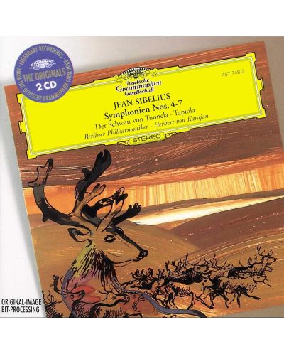 Berliner Philharmoniker - Sibelius: Symphonies Nos.4-7; The Swan of Tuonela; Tapiola (2 CD) - 1