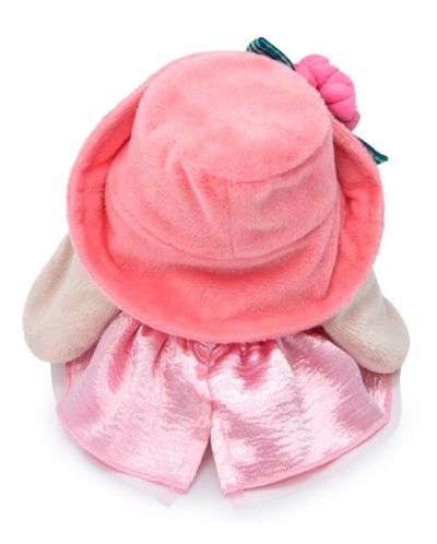 Плюшена играчка Budi Basa - Зайка Ми бебе, с шапка и креп рокля, 15 cm - 4