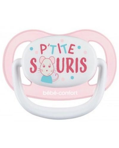 Силиконови залъгалки Bebe Confort - Physio Air, 0-6 месеца, Petit Souris, 2 броя - 2