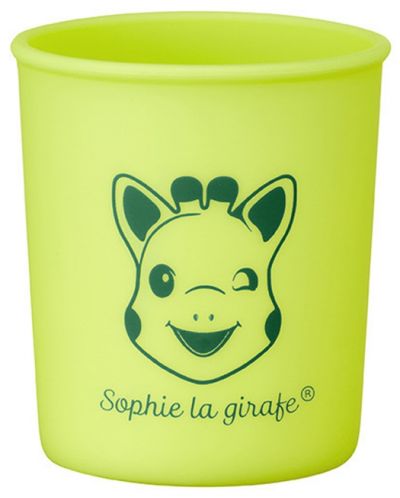 Силиконова чаша Sophie la Girafe, зелена - 1
