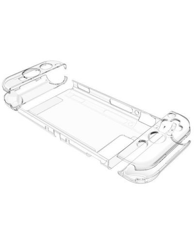 Силиконов кейс SteelPlay - Dockable Clear Case, прозрачен (Nintendo Switch)  - 2