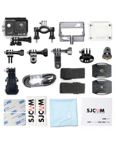Спортна видеокамера SJCAM - SJ4000, WiFi, сива - 3
