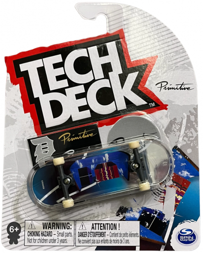 Скейтборд за пръсти Tech Deck - Primitive, син - 1