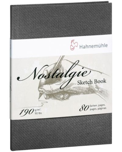 Скицник Hahnemuhle Nostalgie - A6, 40 листа, вертикален - 1