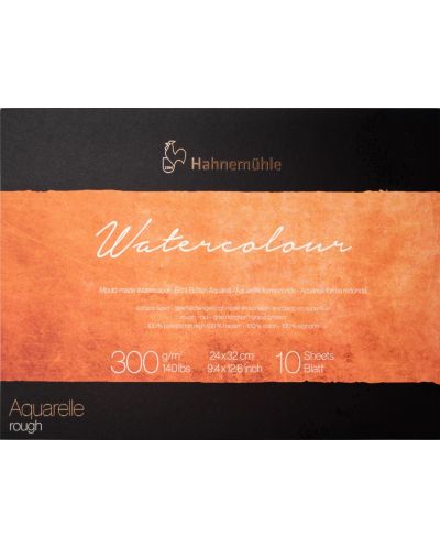 Скицник Hahnemuhle Aquarelle - 24 х 32 cm, груба хартия, 10 листа - 1