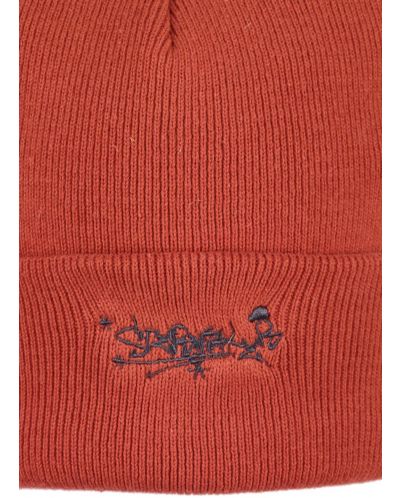 Скейтърска шапка от органичен памук Sterntaler - 55 cm, 4-6 години, червена - 3
